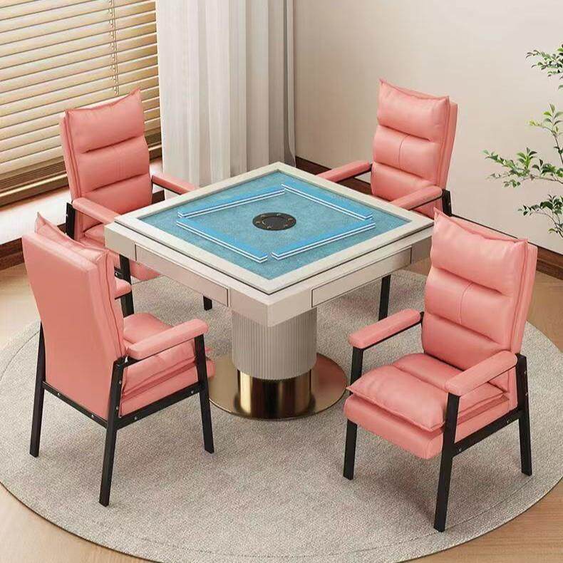 棋牌7-9室简约打麻将椅子脑靠背用舒适久坐家电椅麻将机子椅四把