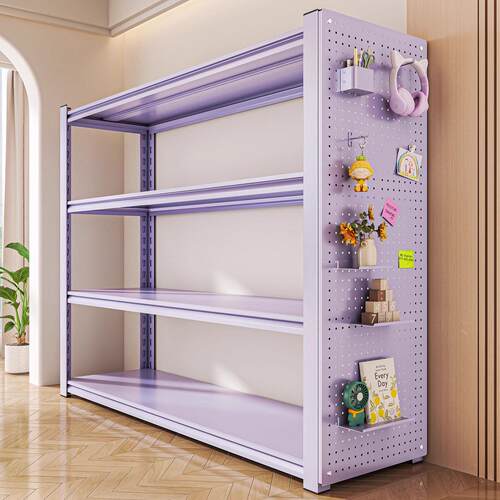 Kitchen and household purple storage rack steel shelf