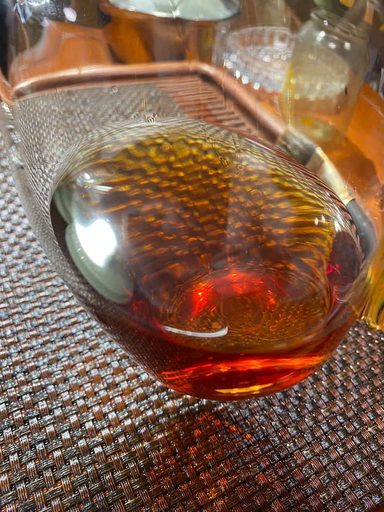 2013年易武刮風寨熟茶散茶竹筐茶400克普洱熟普 普洱茶 BUASHOP普洱老茶