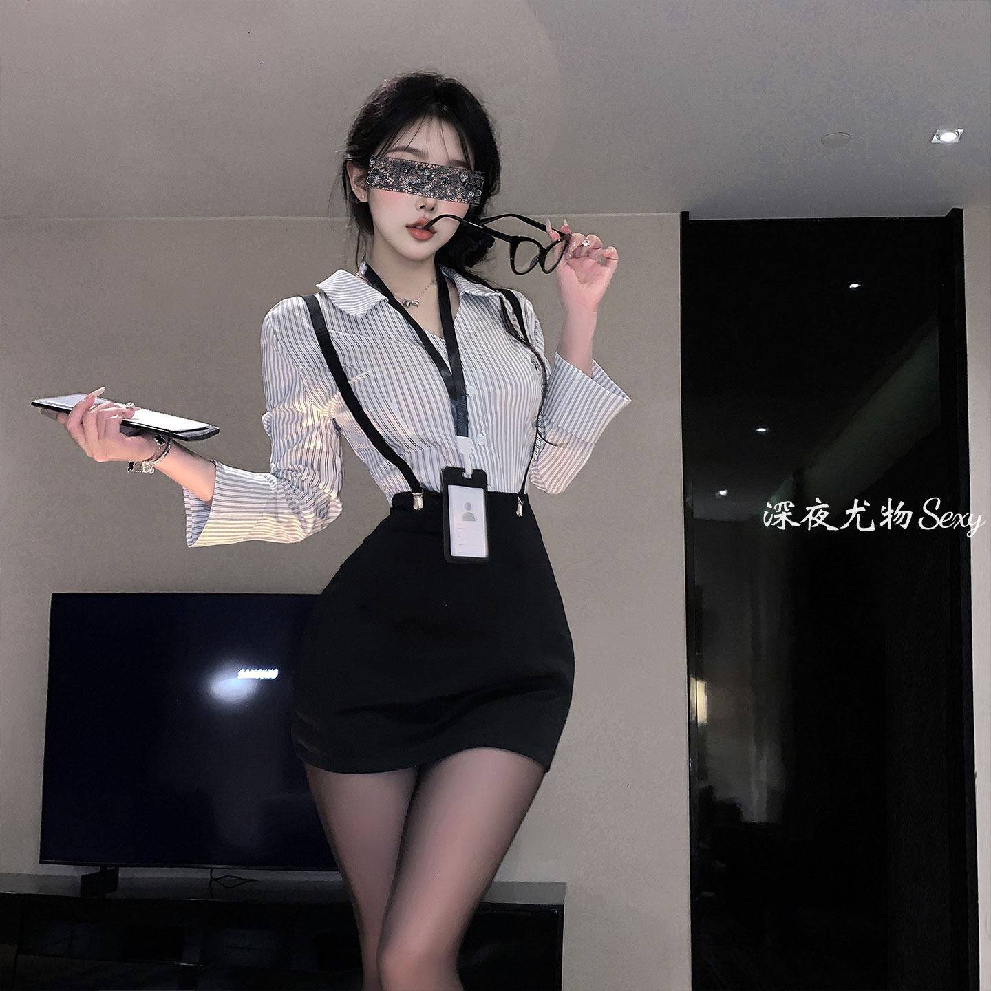 御姐风性感OL秘书制服套装cos老师上班服角色扮演纯欲诱惑包臀裙
