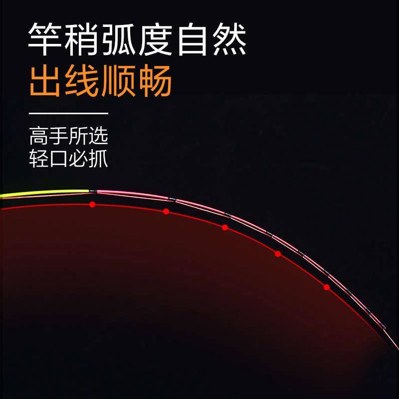 筏钓竿稍桥筏竿稍筏竿竿稍双色纳米伐竿筏杆杆稍桥钓14导环灵敏竿