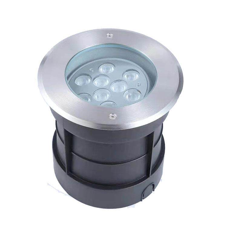 LED地埋灯外壳可调角度304钢面LED3W6W9W18W埋地灯外壳工厂压铸
