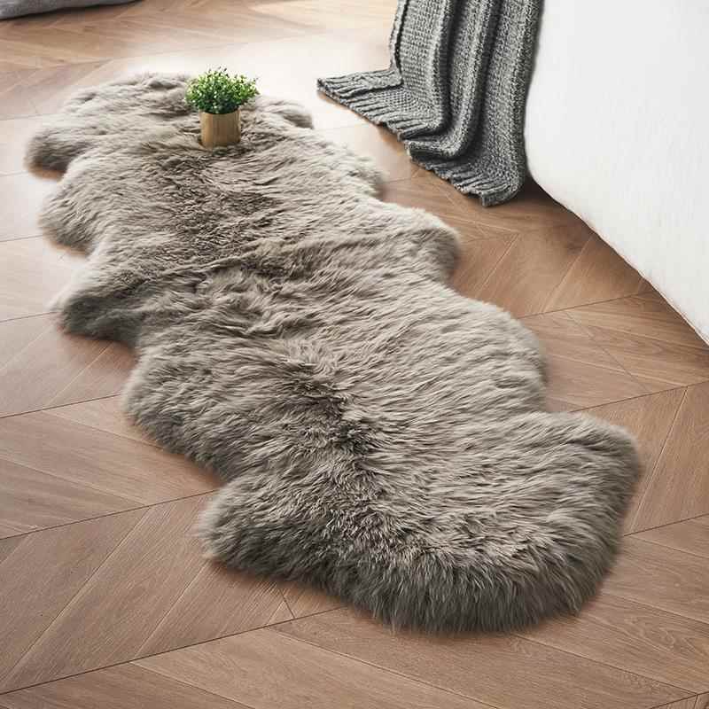 高档洲澳尊澳毛地毯毛羊沙发垫羊毛垫子飘窗垫长毛整张羊羊皮坐垫