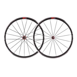 V刹30mm框高 120响RUJIXU700C公路车轮组碳纤管花鼓前二后五轴承C