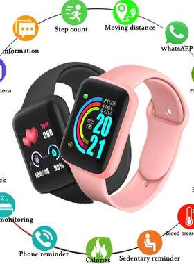 Smart Watch Kids Bluetooth Fitness Tracker Macaron Smartwatc