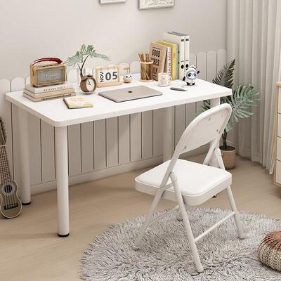 适用电脑桌家用女生卧室化妆桌简易出租屋学生书桌简约现代办公学