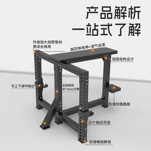 海豹拉背杠铃划船训练器背部肌肉高低拉俯身拉健身器材