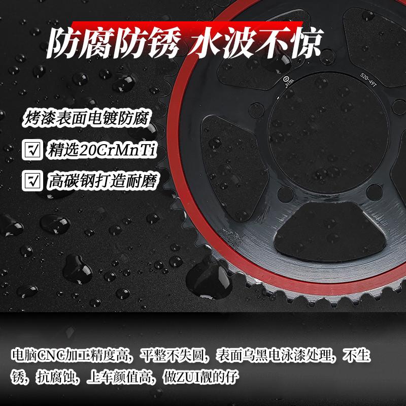 适用于GW250 GSX250R DL250牙盘链盘大小飞静音油封链条套链提劲