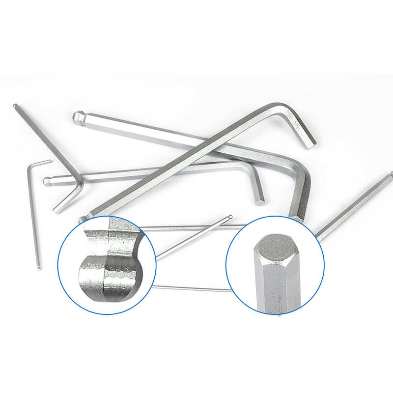 L型内六角扳手公制六角扳手套装球头扳手平头内六方扳手7/8/9件套