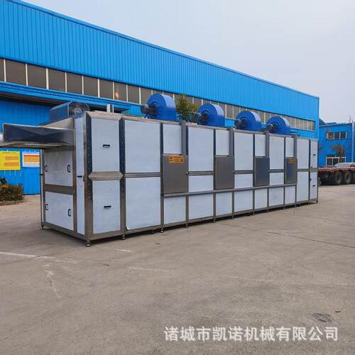 脱水蔬菜网带式烘干机大型果蔬烘干设备大枣地瓜连续式烘干机