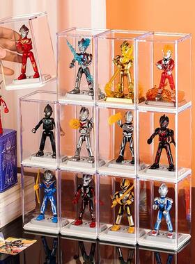 新款展示盒积木第十一10弹手办透明摆放柜公仔人偶收纳架