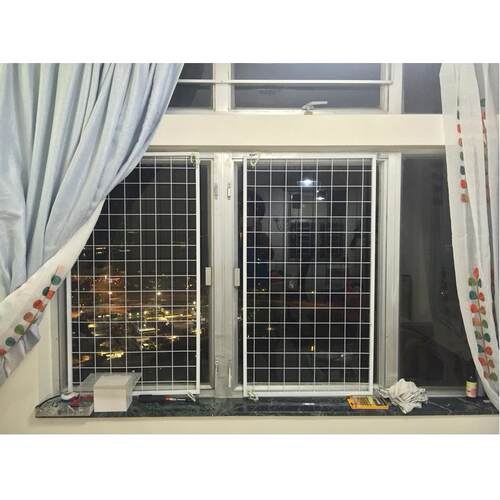 加粗带架框网片网格货铁丝边网超GAW市挂网架小商店网格架可
