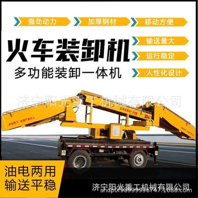 火车站台装卸机货场物流园货物输送可持续输送货源充足
