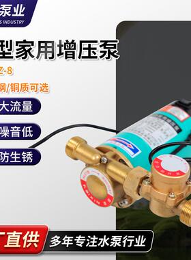 厂家直供增压泵12WZ-8铜制全自动家用增压泵管道增压循环泵