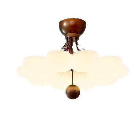 花朵吸顶灯护眼卧室灯中古风设计师创意新款儿童房灯个性艺术灯具,家装灯饰光源,智能吸顶灯,淘宝优惠券,粉丝福利购,淘宝优惠卷