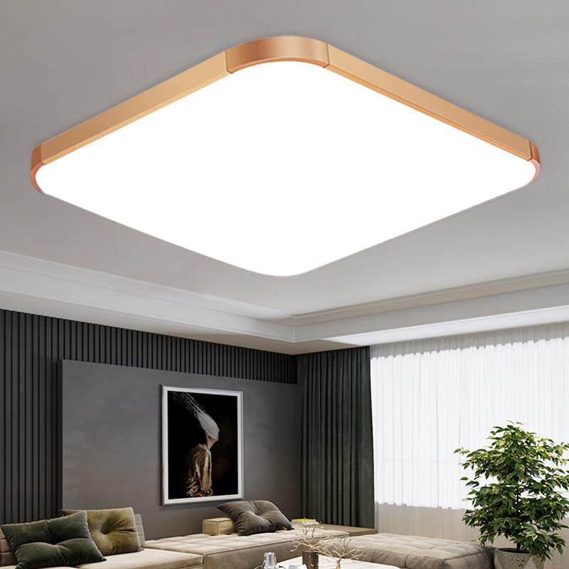 超薄LED吸顶灯2025新款简约现代正方形家用卧室饭厅房间客厅灯具
