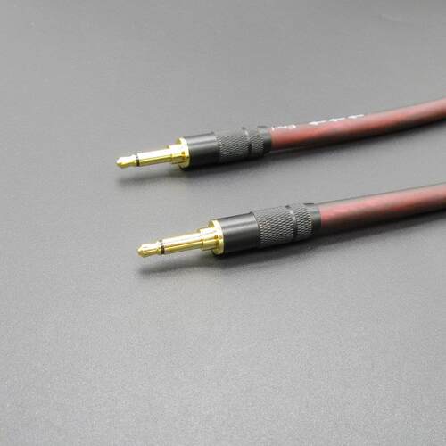 发烧级3.5mm单声道公对公对录线 线 3.5mm小二芯音频线 线 AUX连