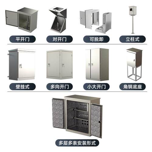 对角开门安装式仪表保温保护箱恒温变送器保护箱保温箱304保温箱