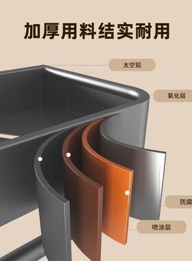 厨纳房调料置E24037物架免打孔壁挂式油盐调酱醋味家料瓶罐用墙上