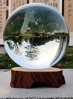 采购产品白色水晶球装饰品，入口大厅，客厅，书房，办公室，无障