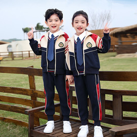 小学生秋季校服套装春秋装一年级儿童班服幼儿园园服运动服三件套