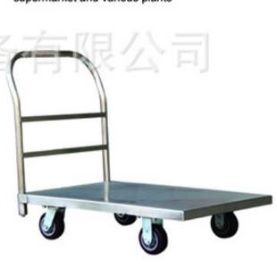 手YF2436推车重型钢平板车4铝制钢平板手推车不手锈推车236