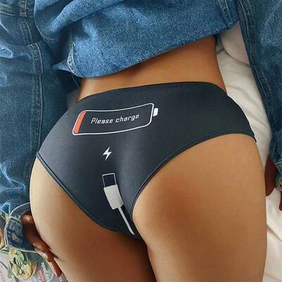 Sexy Breathable Seamless Cotton Women Lingerie Sports Low-Wa