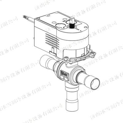 Castel卡士妥三通电动球阀6690M/9A2(2)带ODS铜接头