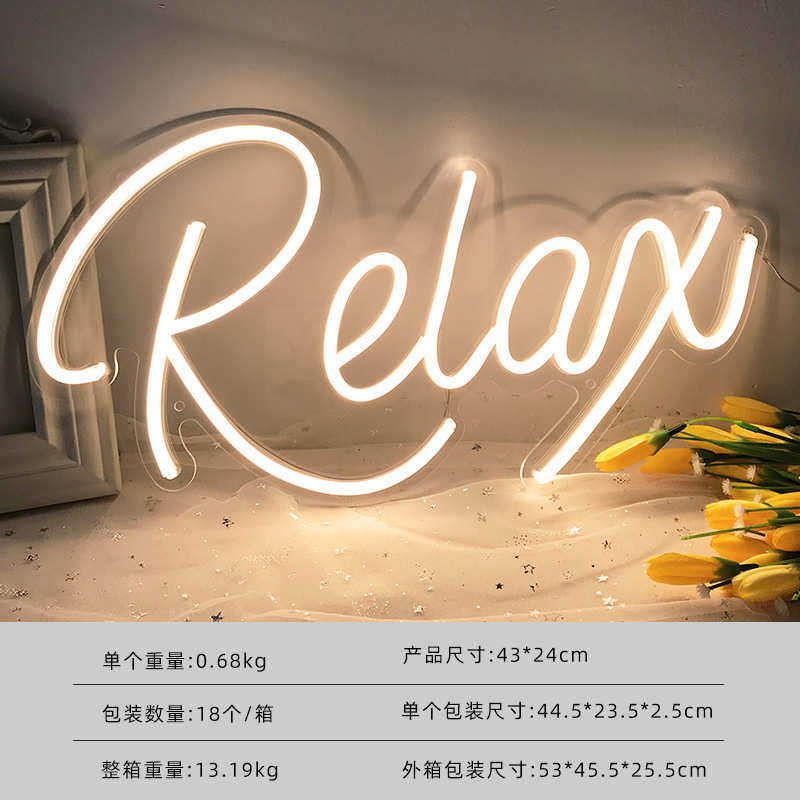灯氛围blessed装饰风neon霓虹灯字母signled创意造型ins灯