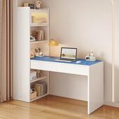 实木书架书柜150风落地靠墙一奶体学桌转角书习桌家用油小户型写