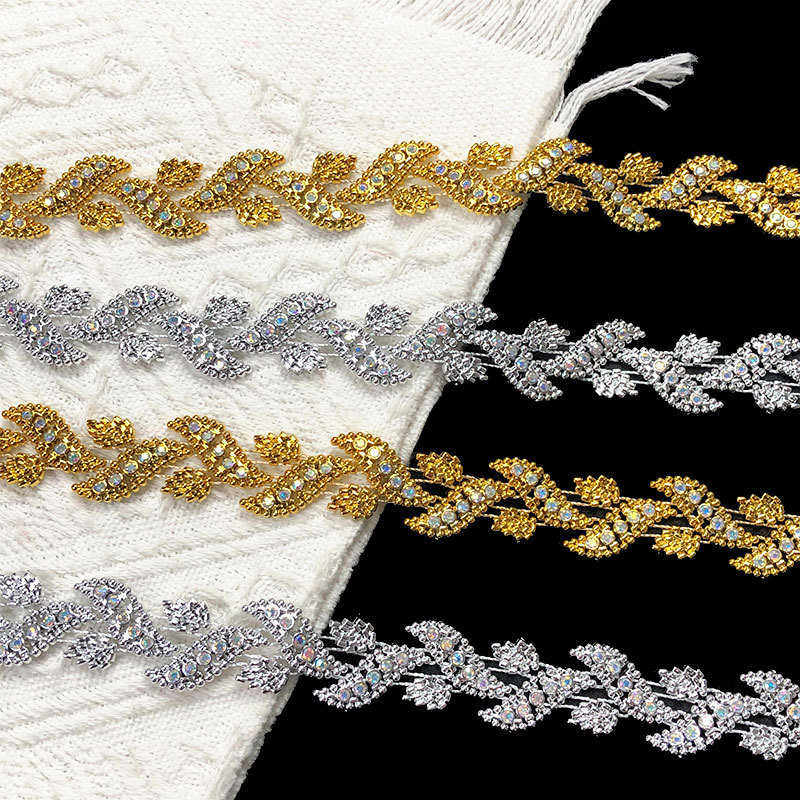 现货供应银色金色钻链花边DIY手工民族头饰服装鱼尾饰品链条辅料,居家布艺,花边,淘宝优惠券,粉丝福利购,淘宝优惠卷