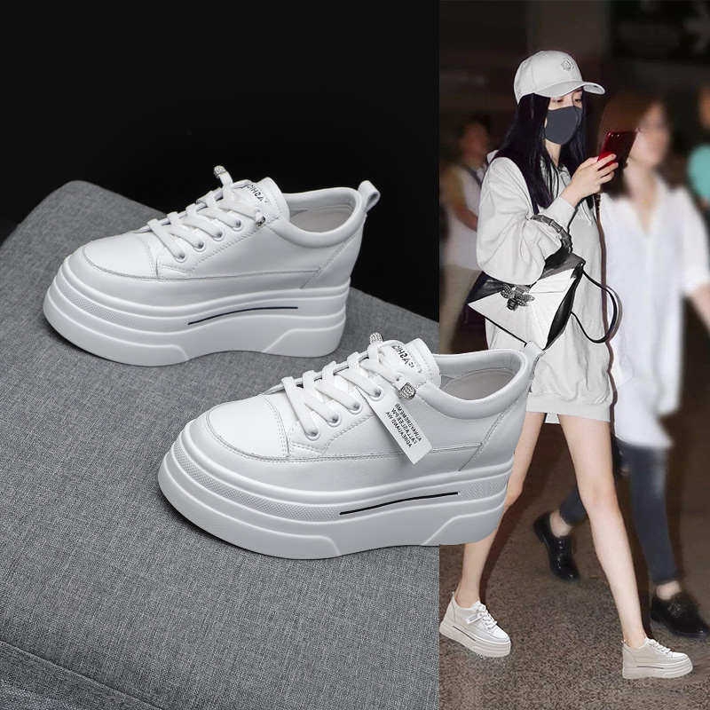 内增高小白鞋女2025春季百搭休闲鞋子女厚底2025新款运动板鞋秋款,女鞋,休闲板鞋,淘宝优惠券,粉丝福利购,淘宝优惠卷