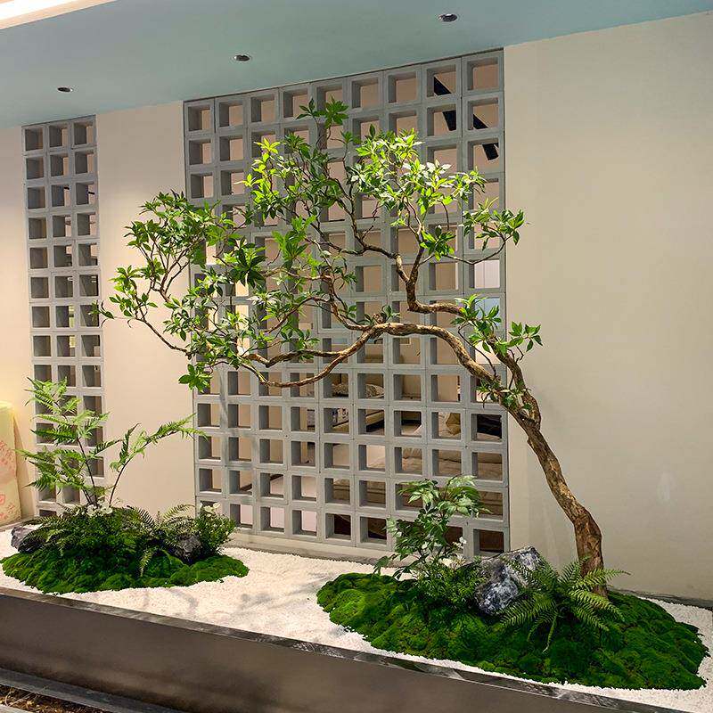 马醉木仿绿造景橱窗仿生植仿物装植饰树大型真假树室内景观796797