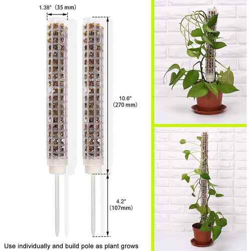 塑料水苔柱 苔藓柱 plastic moss pole藤本攀爬植物垂直垂直绿化
