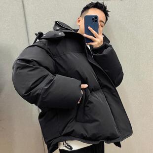 短版羽绒衣男女同款2025年冬季新加厚学生宽松面包服潮流青年外套