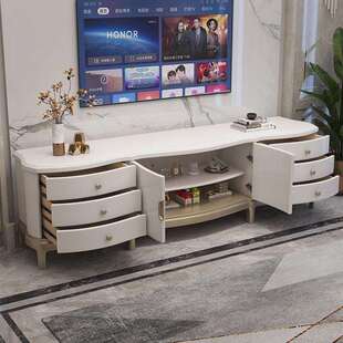 美式 代简约欧户型客实木地柜XMC33215 轻奢电视柜厅茶小几组合现式