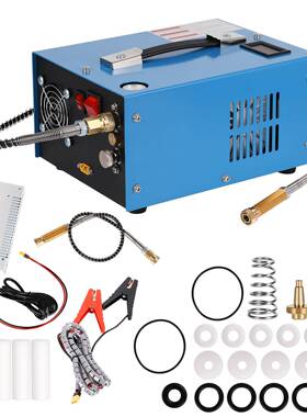 电源车载充气泵30mpa//打气机空气压缩机4500psi/300bar打气泵