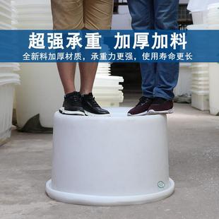 加厚大塑料牛筋水桶家圆形储水发菜酵479酿酒养殖养用鱼腌熟胶号P