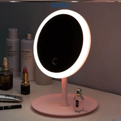 Makeup mirror with light LED mirror化妆镜带灯智能梳妆镜LED台