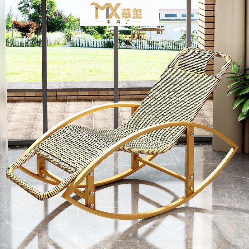 户外阳台休闲摇椅成人午睡罗汉床夏天庭院高档躺椅家用休闲罗汉床