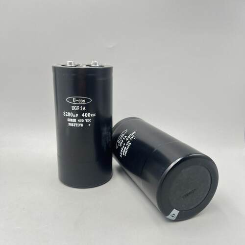 原装现货 U-CON UGF5A 400V8200UF 77x155mm 螺脚铝电解电容