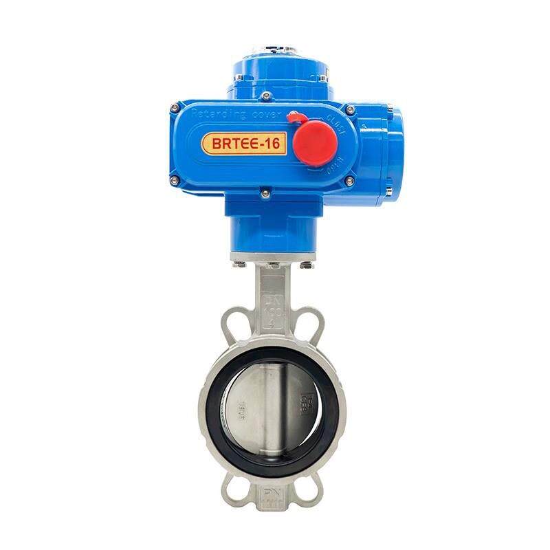 不锈钢电动蝶阀D971X-16P软密封电动式对夹蝶阀DN100环保水利蝶阀