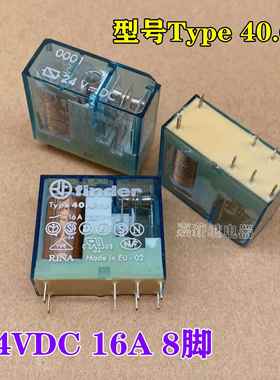 Finder Type40.61s电器8脚 24VDC 16A 40.61.7.024.0001