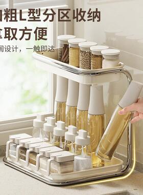 层置物架房功能调味料品架不锈钢厨家用双台多面TLJ-8291灶台收纳