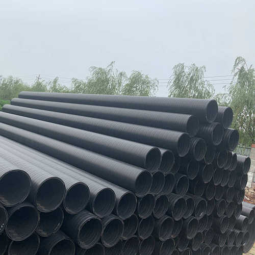 市政壁聚乙烯地管sn8dn300复合塑埋双钢塑钢hdpe平复合缠绕排水管