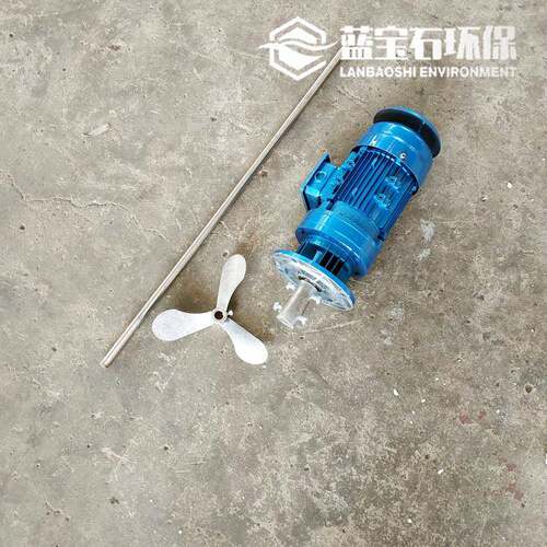 营养剂加药系统双氧水加药快混搅拌机JBJ300三叶式快速搅拌器