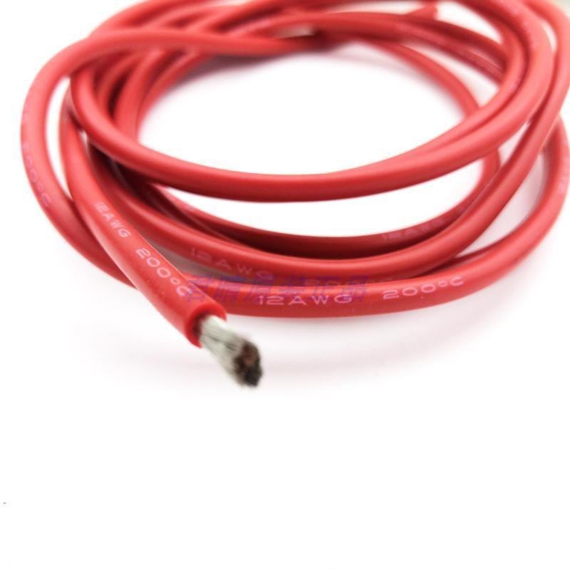 特软耐高温硅胶线200度高温电线70/50/35/25平方 4/6/7/8/10AWG