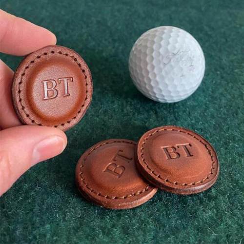 现货磁性高尔夫球标夹圆形球标定位夹高尔夫礼品高尔夫球标方向标