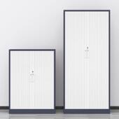 制钢加厚办公卷帘OWS 968门柜缩资柜料文件收门柜推拉门柜子厂家