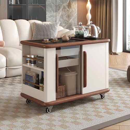 可移动茶几泡茶一体客厅家用阳台小茶桌茶台茶水柜沙发边几侧边柜